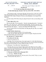 Kế hoạch Tổ chức các hoạt động chào mừng kỷ niệm  33 năm thành lập ngày nhà giáo Việt Nam