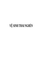 VỆ SINH THAI NGHÉN (sản PHỤ KHOA)