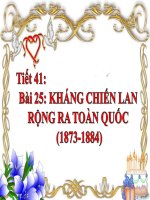 TIẾT 41- KHÁNG CHIẾN LAN RỘNG RA TOÀN QUỐC