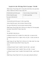 Luyện từ và câu: Mở rộng vốn từ: Lạc quan – Yêu đời