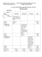 Download Ma trận đề và đáp án kiểm tra HKII ngữ văn 8 - THCS ĐỒng Rùm