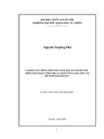 luận văn thạc sĩ nghiên cứu đồng phân hủy sinh học kỳ khí bùn bể phốt, bùn hoạt tính dư và chất thải giàu hữu cơ để sinh khí metan​ 