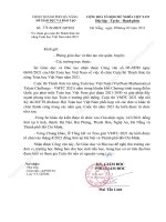 Tổ chức cuộc thi thách thức tài năng toán học