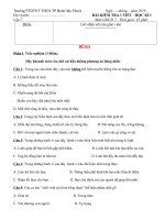 Tải Đề kiểm tra 1 tiết lớp 7 môn GDCD trường PTDTNT THCS TP Buôn Ma Thuột năm học 2018 - 2019 - Đề kiểm tra 45 phút môn GDCD lớp 7 có đáp án