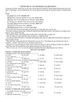 CHUYÊN đề 15 câu hỏi đuôi 