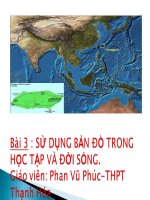 slide bài giảng địa lí 10 tiết 03 sử dụng bản đồ trong học tập và đời sống 