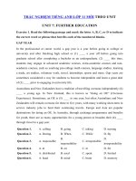 Tải Trắc nghiệm Writing tiếng Anh lớp 11 Unit 7 Further Education - Bài tập Tiếng Anh 11 mới theo từng Unit có đáp án