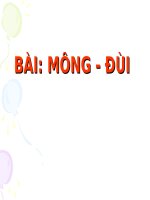 MÔNG và đùi (GIẢI PHẪU)