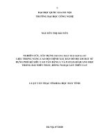 luận văn thạc sĩ nghiên cứu, xây dựng phương pháp tích hợp đa dữ liệu trong nâng cao độ chính xác bản đồ độ ẩm đất sử dụng phổ kế siêu cao tần băng l và payload quang học trong dải nhìn thấy, 