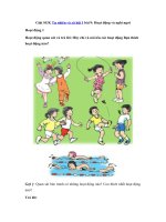 Tải Giải SGK Tự nhiên và xã hội 1 bài 9: Hoạt động và nghỉ ngơi - Soạn Tự nhiên và xã hội lớp 1