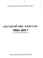 BÀI TẬP TỔNG HỢP TIẾNG ANH 7 UNIT 123