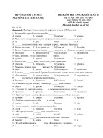 Đề thi năng khiếu môn Tiếng Nga 11 năm 2020-2021 có đáp án - Trường THPT chuyên Nguyễn Trãi (Lần 1)