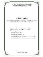 Sáng kiến một số trò chơi giúp các tiết dạy văn miêu tả trong phân môn tập làm văn lớp 4 hiệu quả 