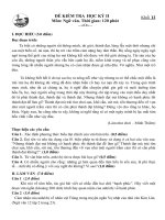 Đề thi học kì 2 môn Ngữ văn 12 năm 2019-2020 có đáp án - Trường THPT Gia Định