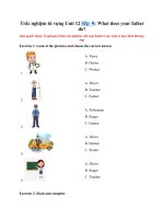 Tải Trắc nghiệm từ vựng Unit 12 lớp 4: What does your father do? - Từ vựng tiếng Anh lớp 4 Unit 12