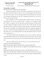 Đề thi thử tốt nghiệp THPT năm 2021 môn Ngữ văn có đáp án - Trường THPT Hàn Thuyên (Lần 2)