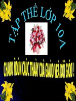 slide bài giảng hóa học 10 tiết 12 liên kết ion và tinh thể ion 