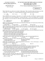 Đề thi thử THPT Quốc Gia 2019 môn Vật lí trường THPT Ngô Quyền, TP Hải Phòng lần 1 mã đề 122.pdf - Học Toàn Tập