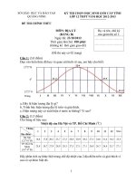 Đề thi HSG Địa lí lớp 12 Quảng Ninh 2012-2013 bảng B - Học Toàn Tập