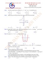 21 đề thi thử tốt nghiệp THPT 2021 môn Toán có đáp án và lời giải chi tiết - TOANMATH.com