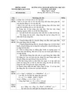 Đáp án đề thi học kì 1 môn Vật lí lớp 8 trường THCS Nguyễn Thị Lựu, TP Cao Lãnh, Đồng Tháp 2019-2020 - Học Toàn Tập