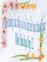 slide bài giảng hóa học 12 tiết 20 đại cương về polime tiếp theo 