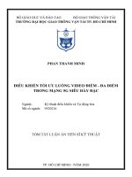 Điều khiển tối ưu luồng video điểm   đa điểm trong mạng 5g siêu dày đặc TT 