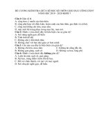 Đề cương thi kiểm tra giữa học kì 1 môn gdcd lớp 7, trường THCS Phước Nguyên, TP Bà Rịa, Tỉnh Bà Rịa Vũng Tàu 2020-2021 - Học Toàn Tập