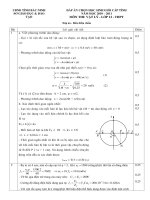 Đáp án HSG Vật lí lớp 12 Bắc Ninh 2010-2011 - Học Toàn Tập