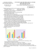 Đề thi thử THPT Quốc gia năm 2020 môn Địa trường THPT Ngô Quyền, Thành Phố Hải Phòng lần 1 mã đề 231 - Học Toàn Tập