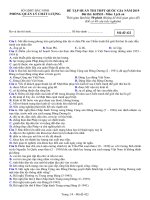 Đề thi thử THPT Quốc Gia 2019 Lịch sử sở GD&ĐT Bắc Ninh mã đề 422 - Học Toàn Tập