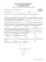 Đề thi thử THPT Quốc Gia 2019 môn Toán trường Đội Cấn Vĩnh Phúc lần 2 ma de 209 - Học Toàn Tập
