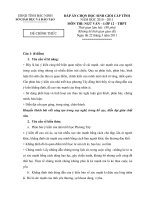 Đáp án HSG Ngữ văn lớp 12 Bắc Ninh 2010-2011 - Học Toàn Tập