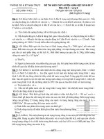 Đề thi HSG Vật lí lớp 8 Nam Trực, Nam Định 2016-2017 - Học Toàn Tập