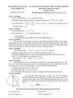 Đề thi vào 10 Toán học Thừa Thiên Huế 2016-2017 - Học Toàn Tập