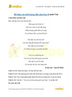 Đề khảo sát chất lượng đầu năm môn Ngữ văn lớp 10 năm học 2020-2021 (Đề số 2)