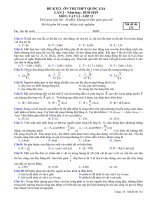 Đề thi thử THPT Quốc Gia 2019 môn Lý trường Đội Cấn Vĩnh Phúc lần 2 ma de 132 - Học Toàn Tập