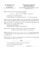 Đề thi HSG Tin học lớp 11 trại hè Hùng Vương 2015 - Học Toàn Tập