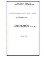 Nghiên cứu vấn đề xây dựng hệ thống freephone cho mạng viễn thông việt nam 