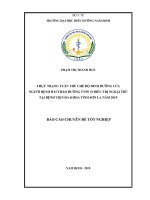 Thực trạng tuân thủ chế độ dinh dưỡng của người bệnh đái tháo đường type2 điều trị ngoại trú tại bệnh viện đa khoa tỉnh sơn la năm 2019 