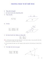 Sử dụng phương pháp tỉ số thể tích giải quyết bài toán thể tích khối đa diện