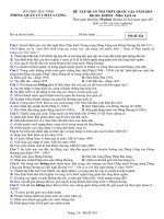 Đề thi thử THPT Quốc Gia 2019 Lịch sử sở GD&ĐT Bắc Ninh mã đề 424 - Học Toàn Tập