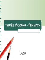 THUYÊN tắc ĐỘNG, TĨNH MẠCH (nội BỆNH lý) 