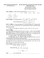 Đề thi HSG Toán học lớp 9 cấp huyện TP Hải Dương, tỉnh Hải Dương 2014-2015 vòng 1 - Học Toàn Tập