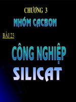 slide bài giảng hóa học 11 tiết 19 bài công nghệ silicat 
