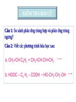slide bài giảng hóa học 12 tiết 21 vật liệu polime 