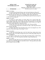 Đề thi học kì 1 môn Vật lí lớp 8 trường THCS Nguyễn Thị Lựu, TP Cao Lãnh, Đồng Tháp 2019-2020 - Học Toàn Tập