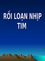 RỐI LOẠN NHỊP TIM (nội BỆNH lý) 