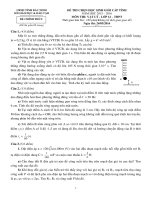 Đề thi HSG Vật lí lớp 12 Bắc Ninh 2015-2016 - Học Toàn Tập