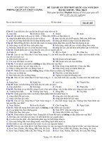 Đề thi thử THPT Quốc Gia 2019 Địa lí sở GD&ĐT Bắc Ninh mã đề 403 - Học Toàn Tập